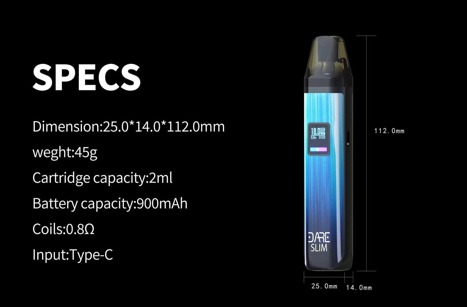 DARE Slim Specification